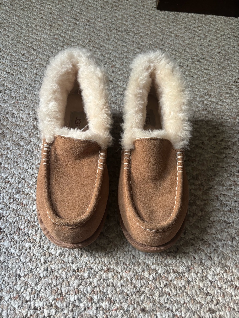 Ugg Chestnut Shearling-Lined Ansley Parc